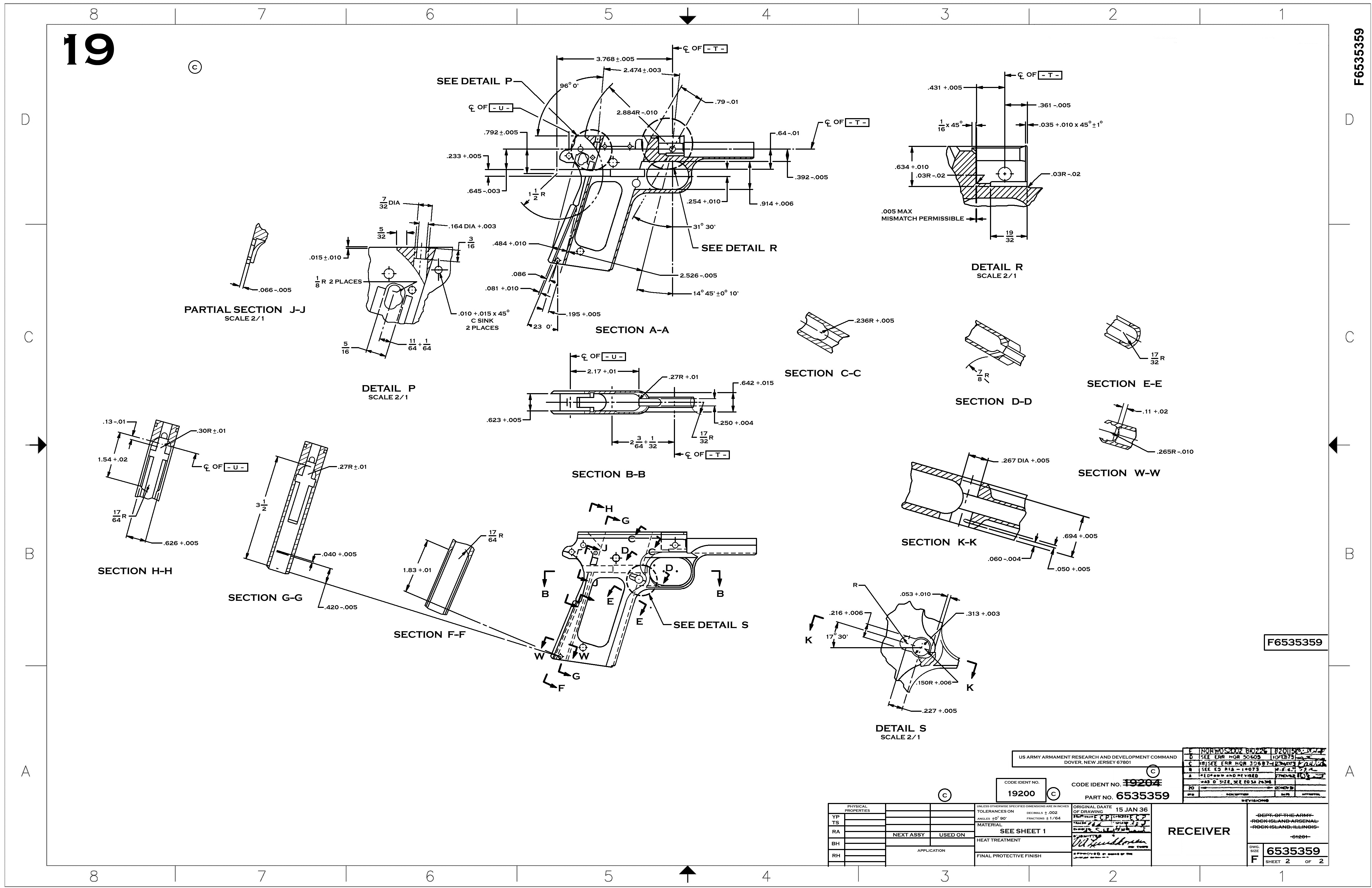colt 1911 blueprint